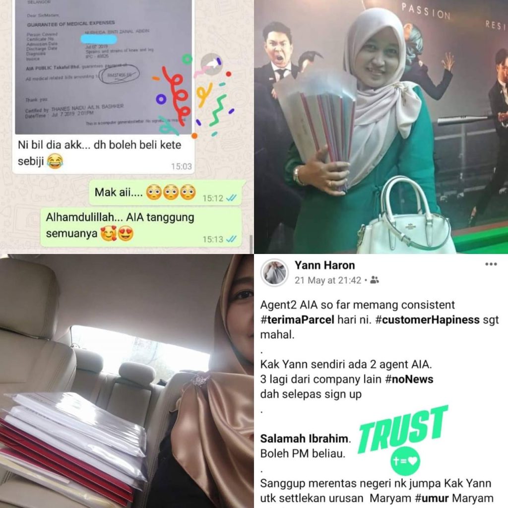 aia hibah testimoni